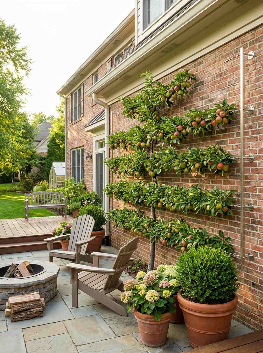 espalier fruit trees on walls