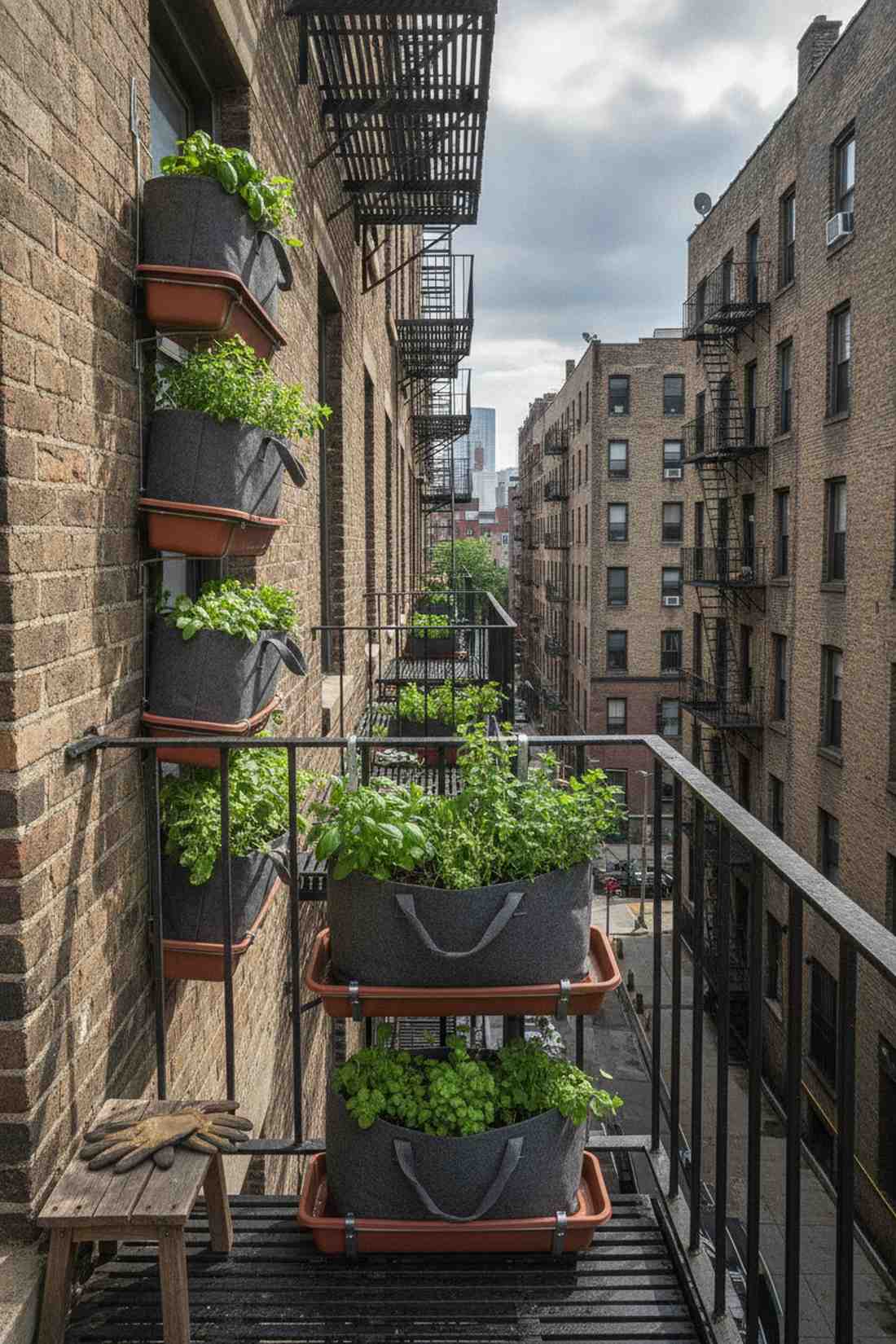 fire escape micro garden