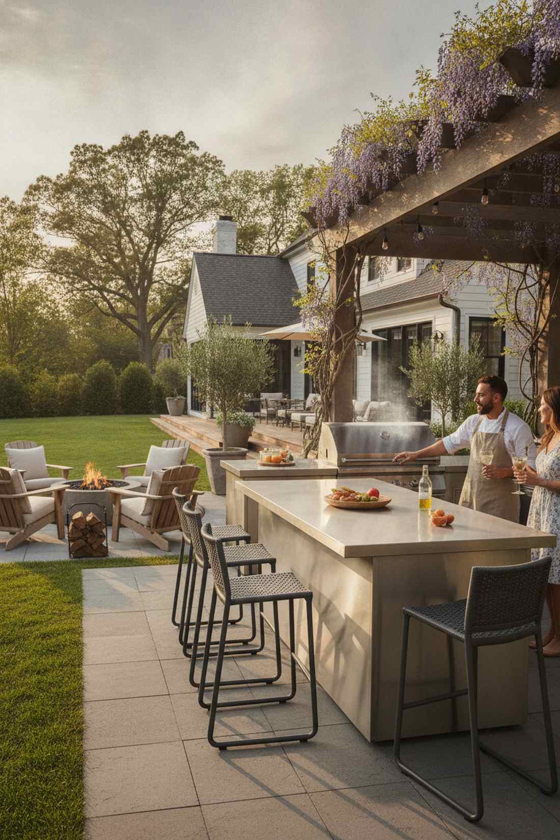 outdoor kitchen support furniture