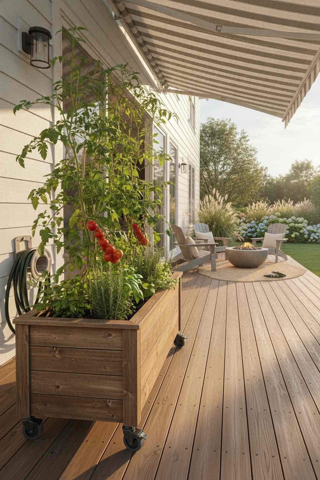 rolling mobile garden carts