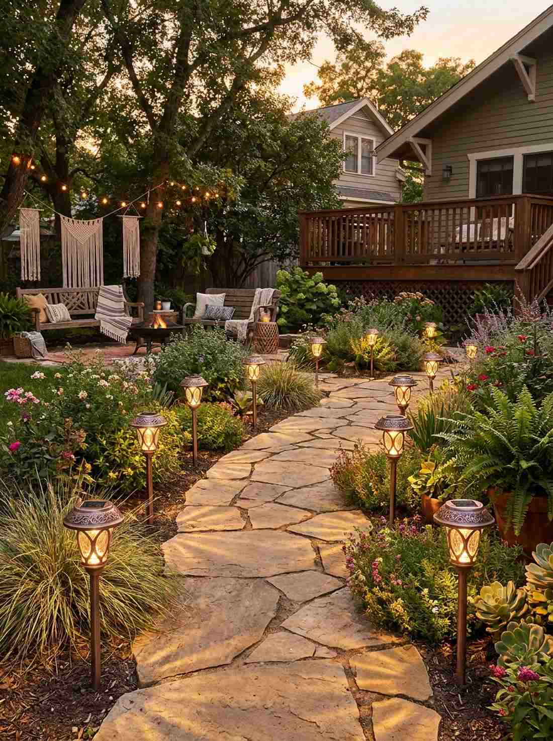 solar path lights