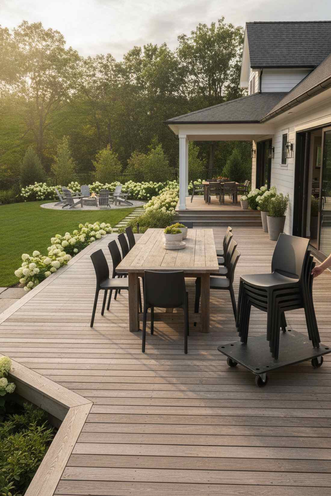 stackable resin dining chairs