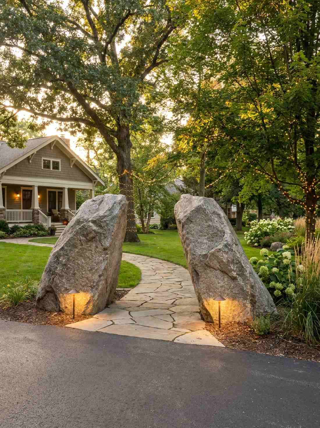 threshold gateway stone markers