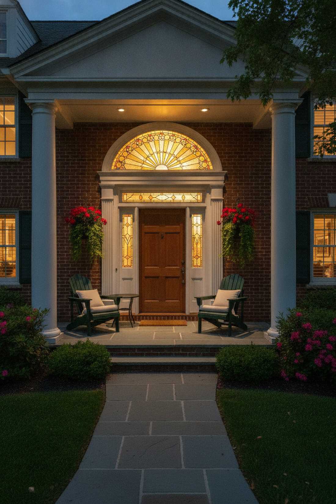 transom window illumination