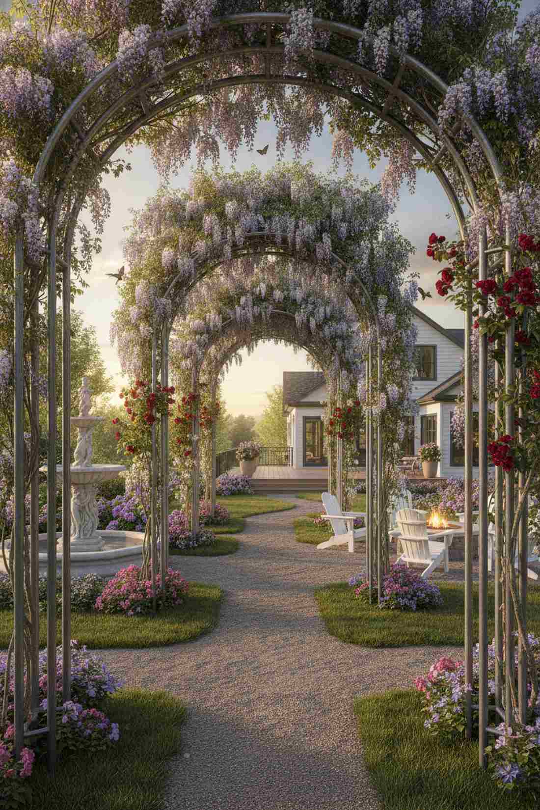 tunnel arbor walkways
