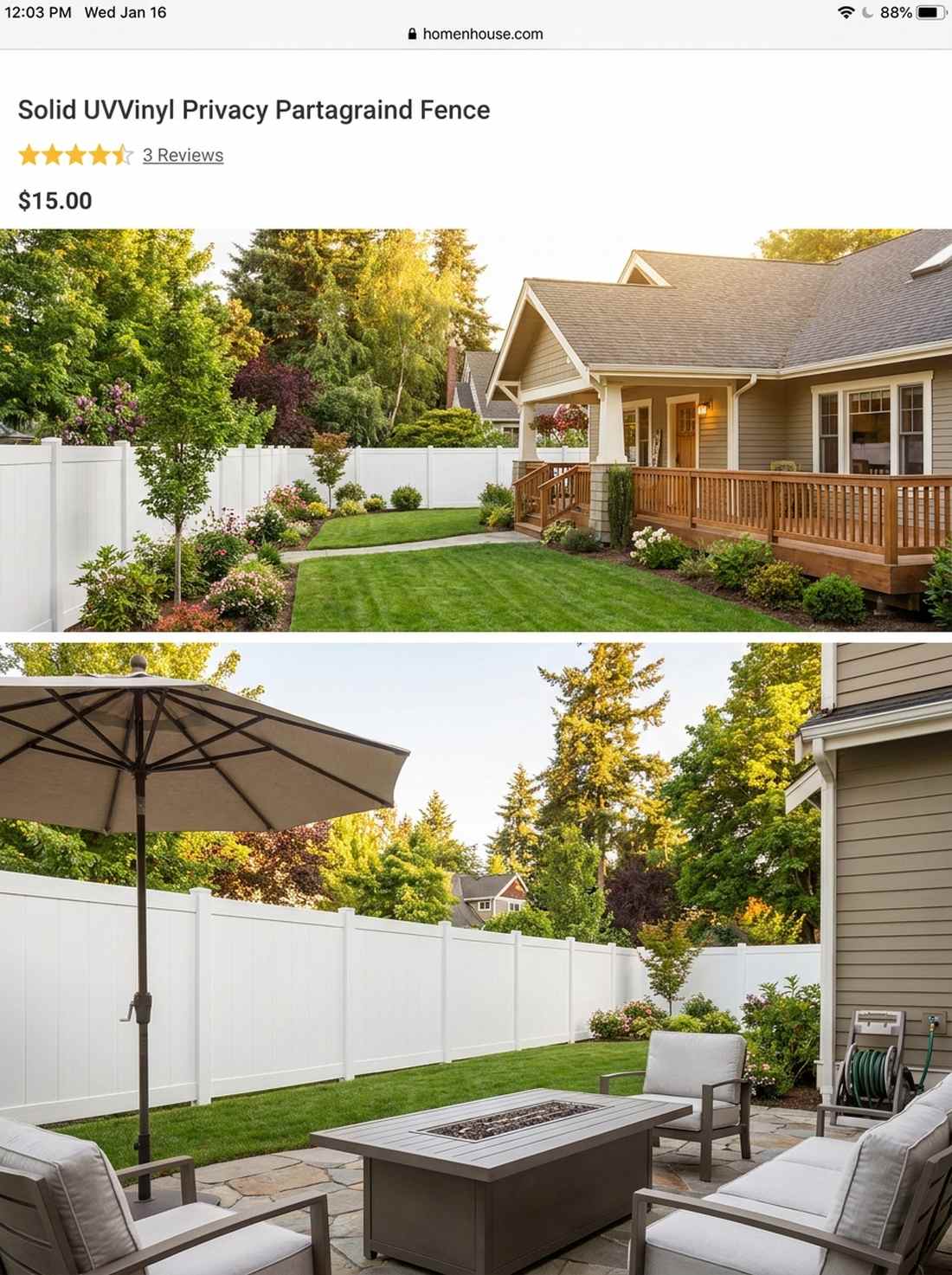 vinyl privacy fence panels