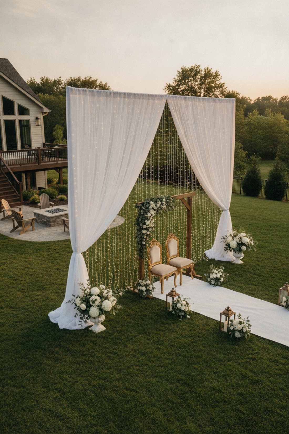 wedding ceremony curtains