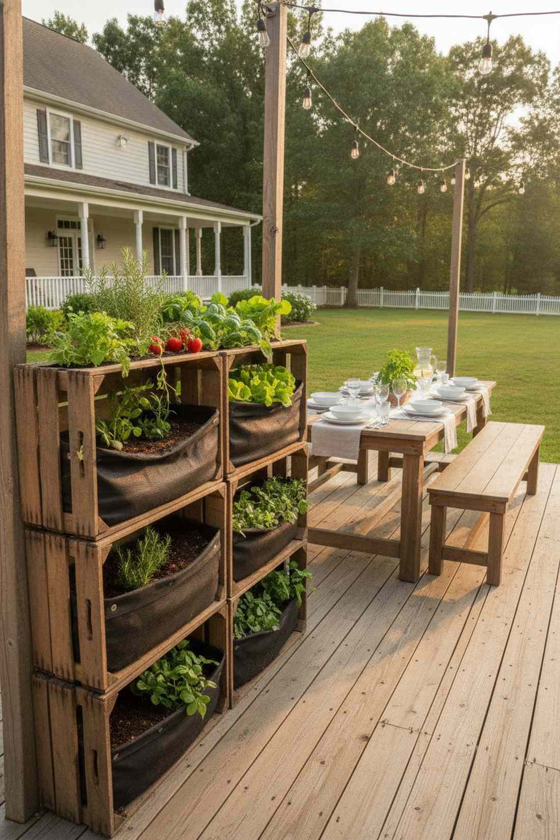wooden crate gardens