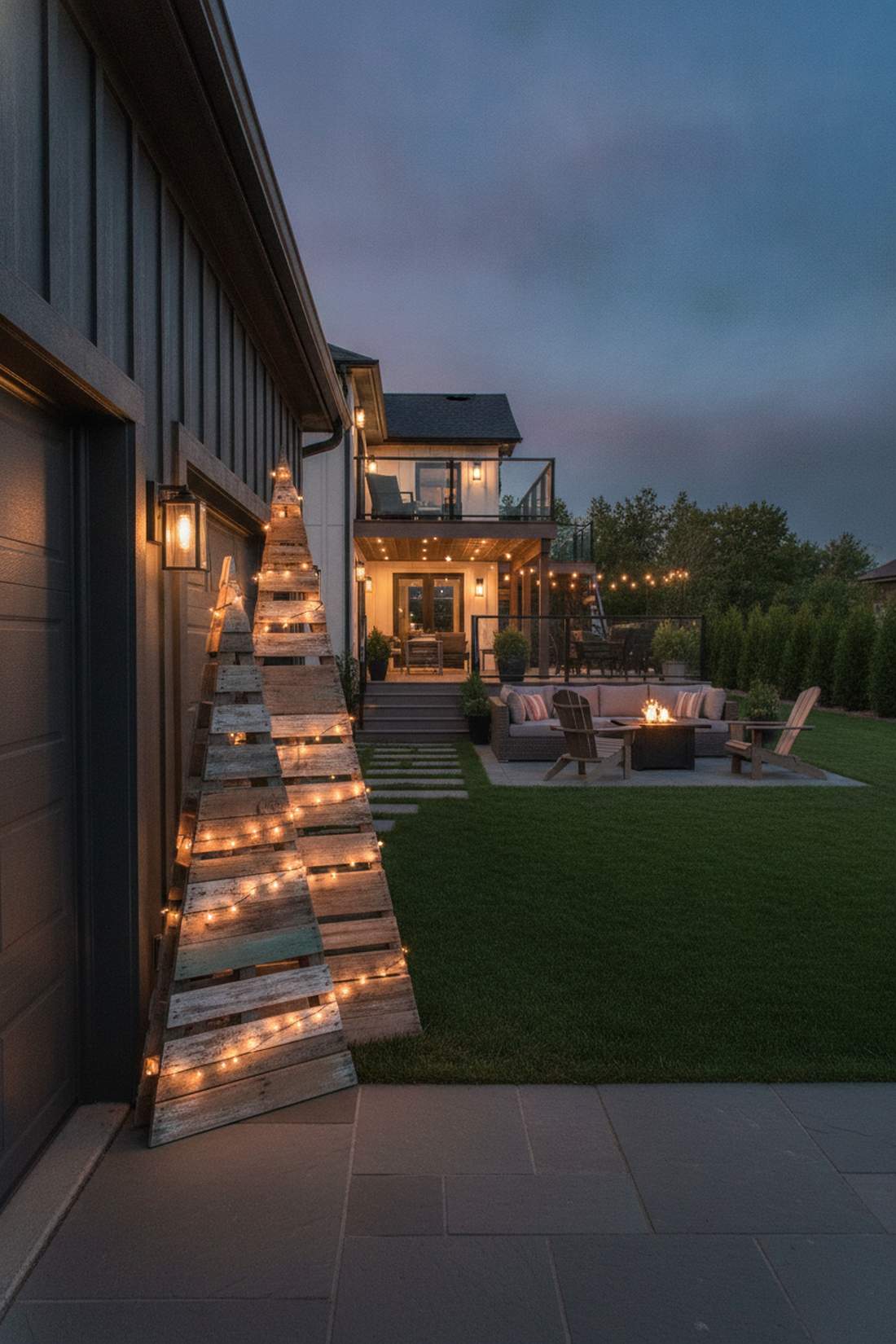 wooden pallet christmas trees
