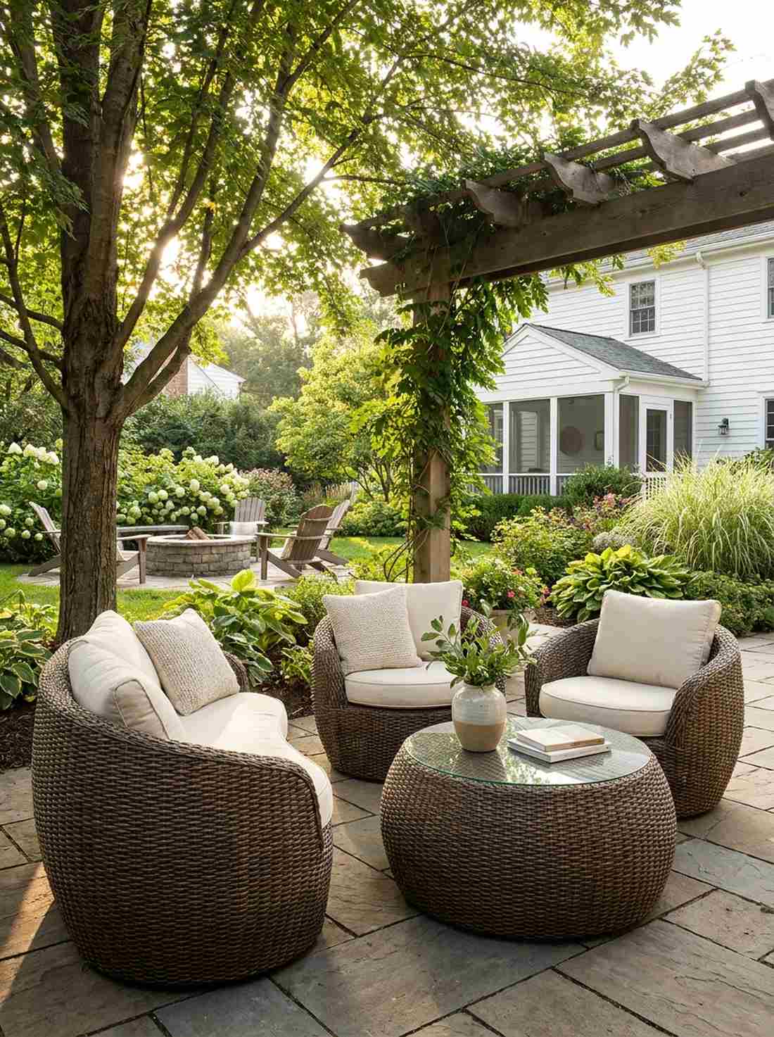 woven furniture textures
