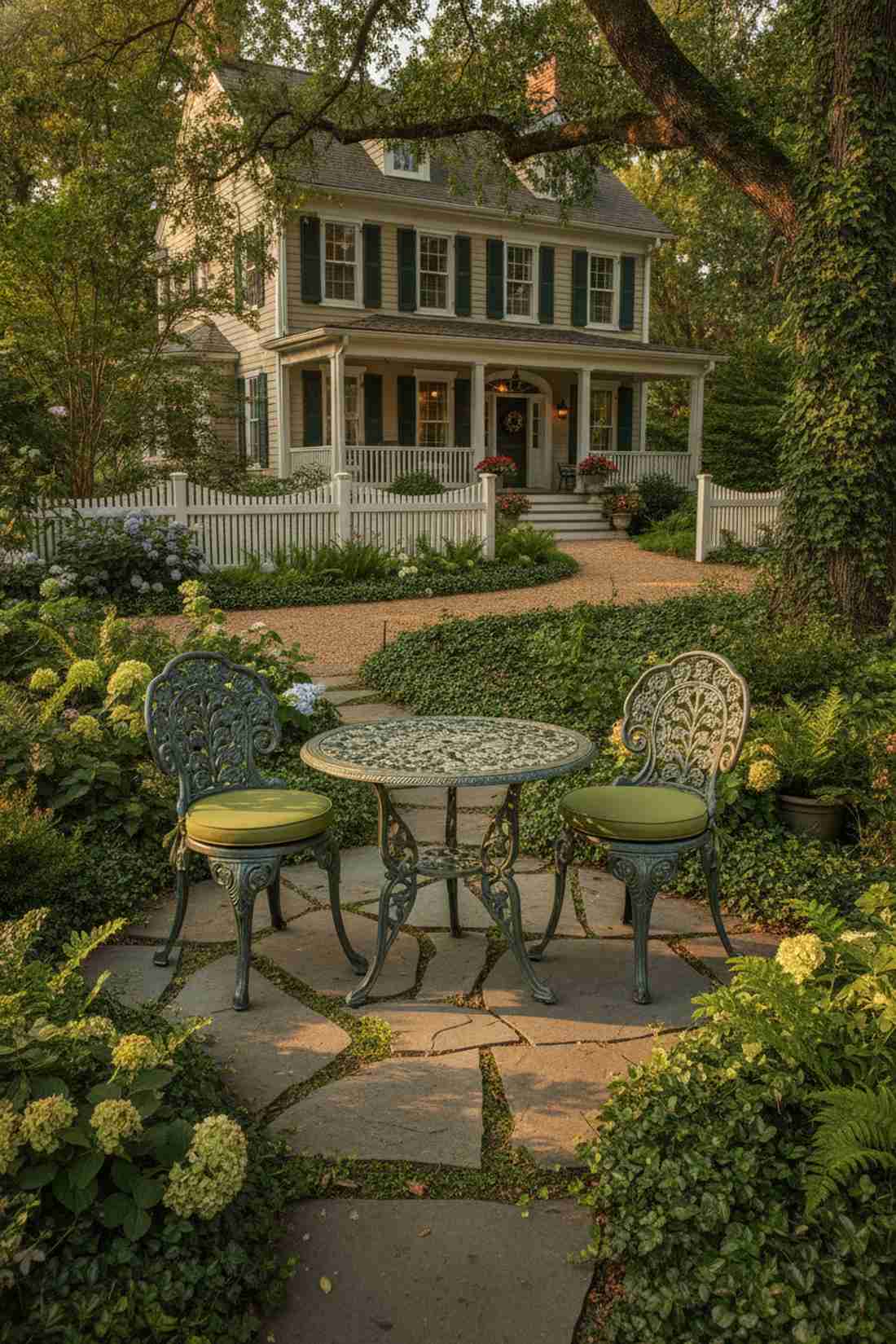 cast aluminum bistro set