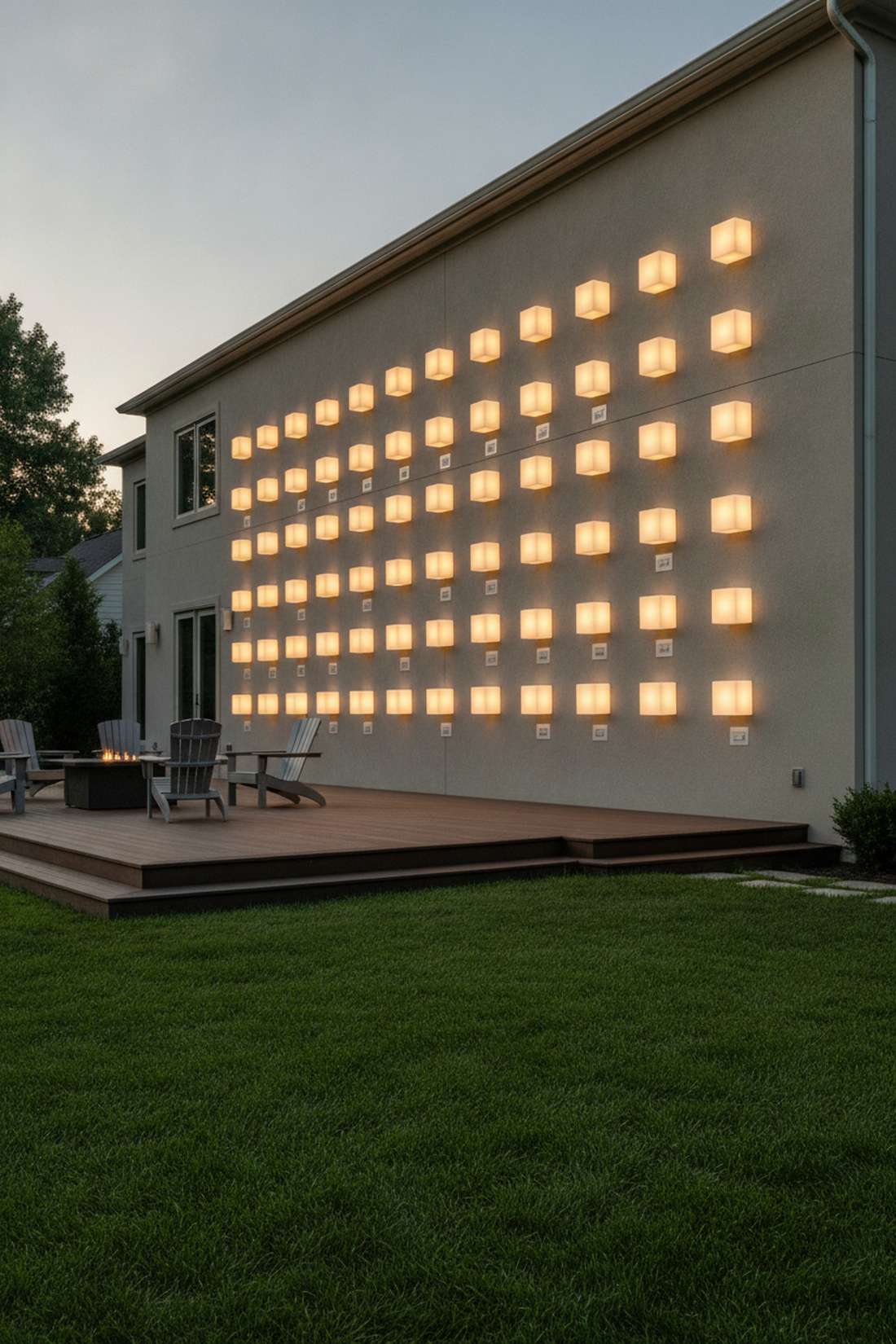 cube and rectangle wall boxes