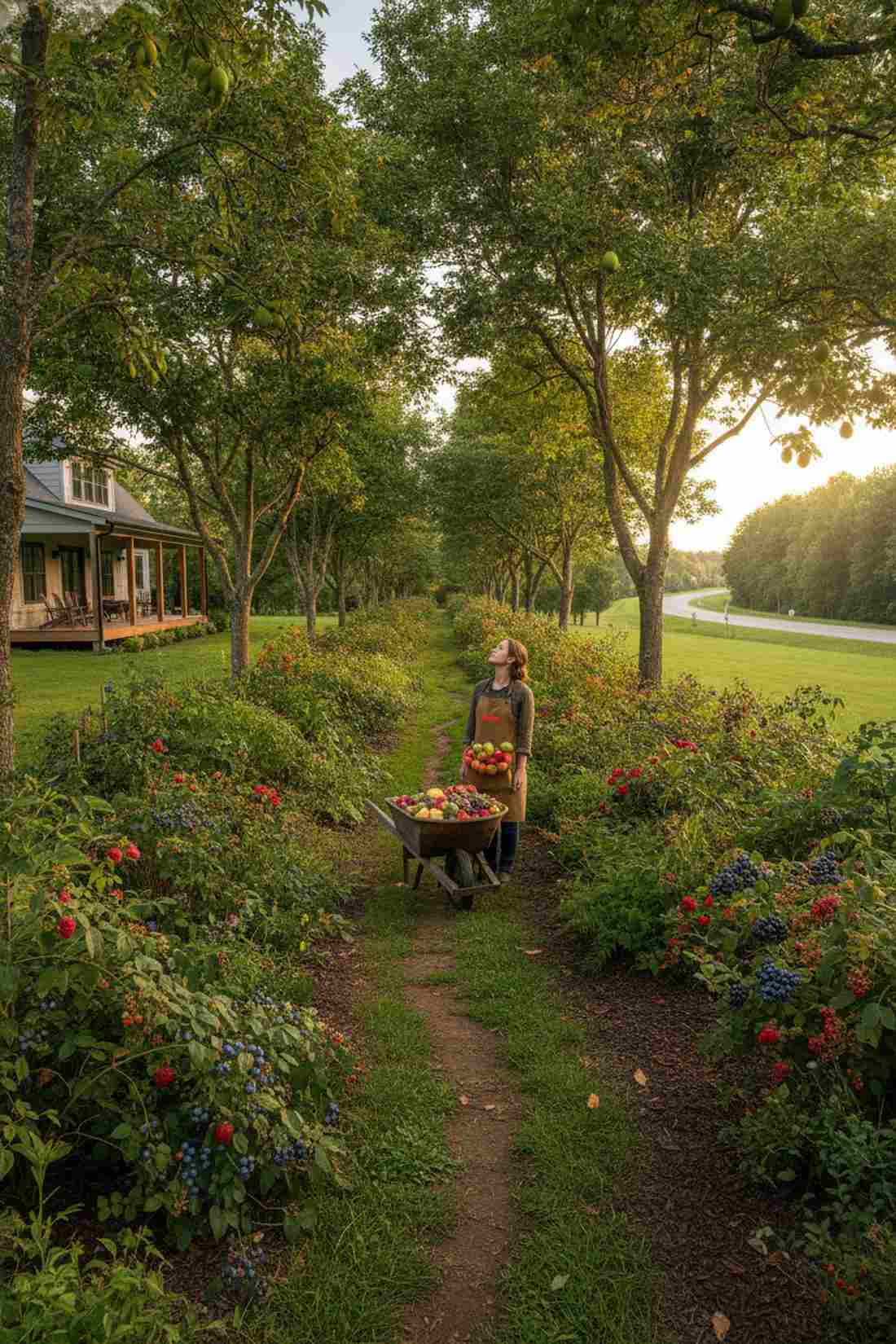 edible forest buffer systems