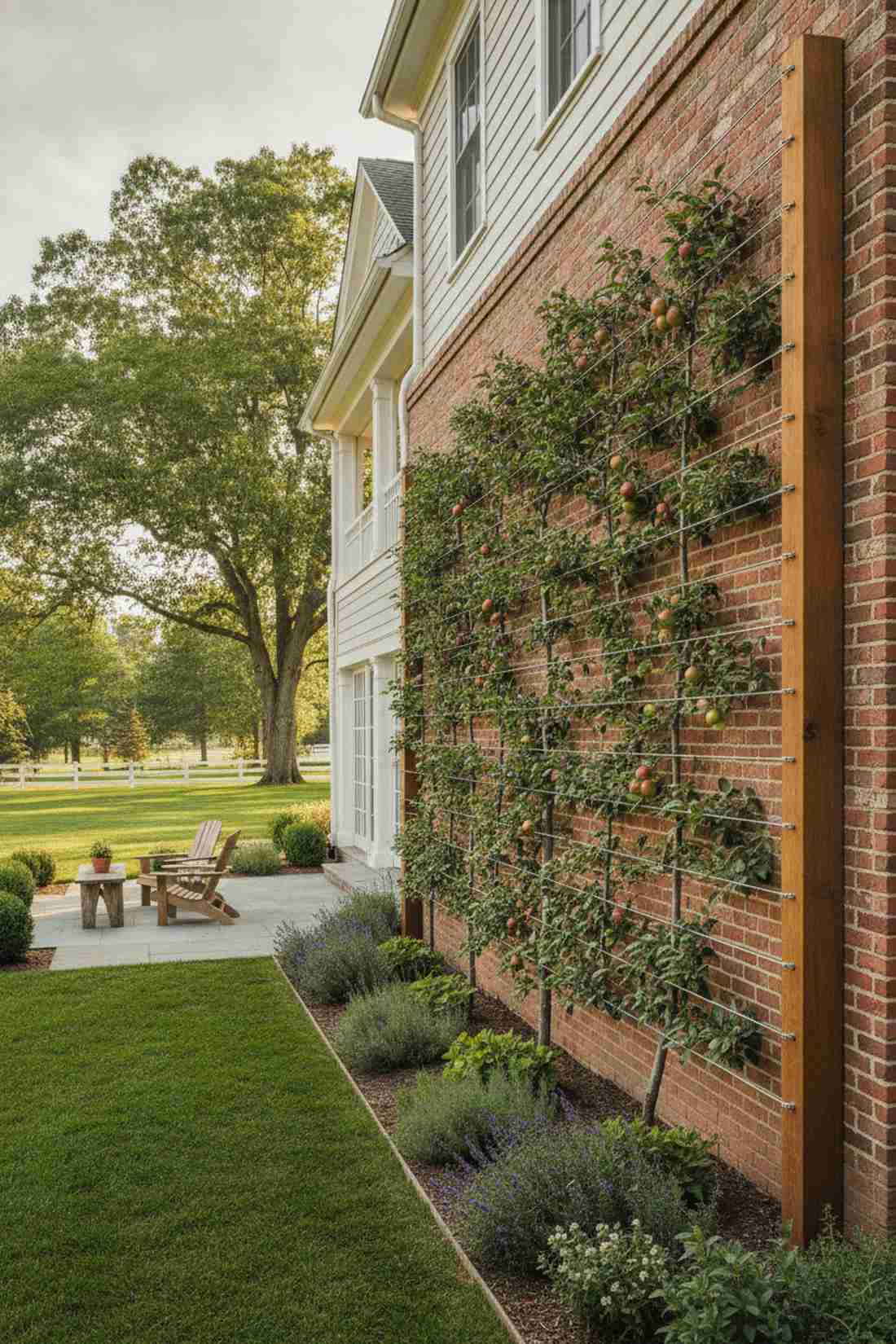 espalier fruit tree trellis
