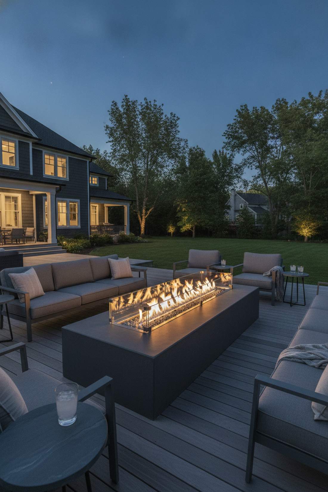 fire pit gathering areas
