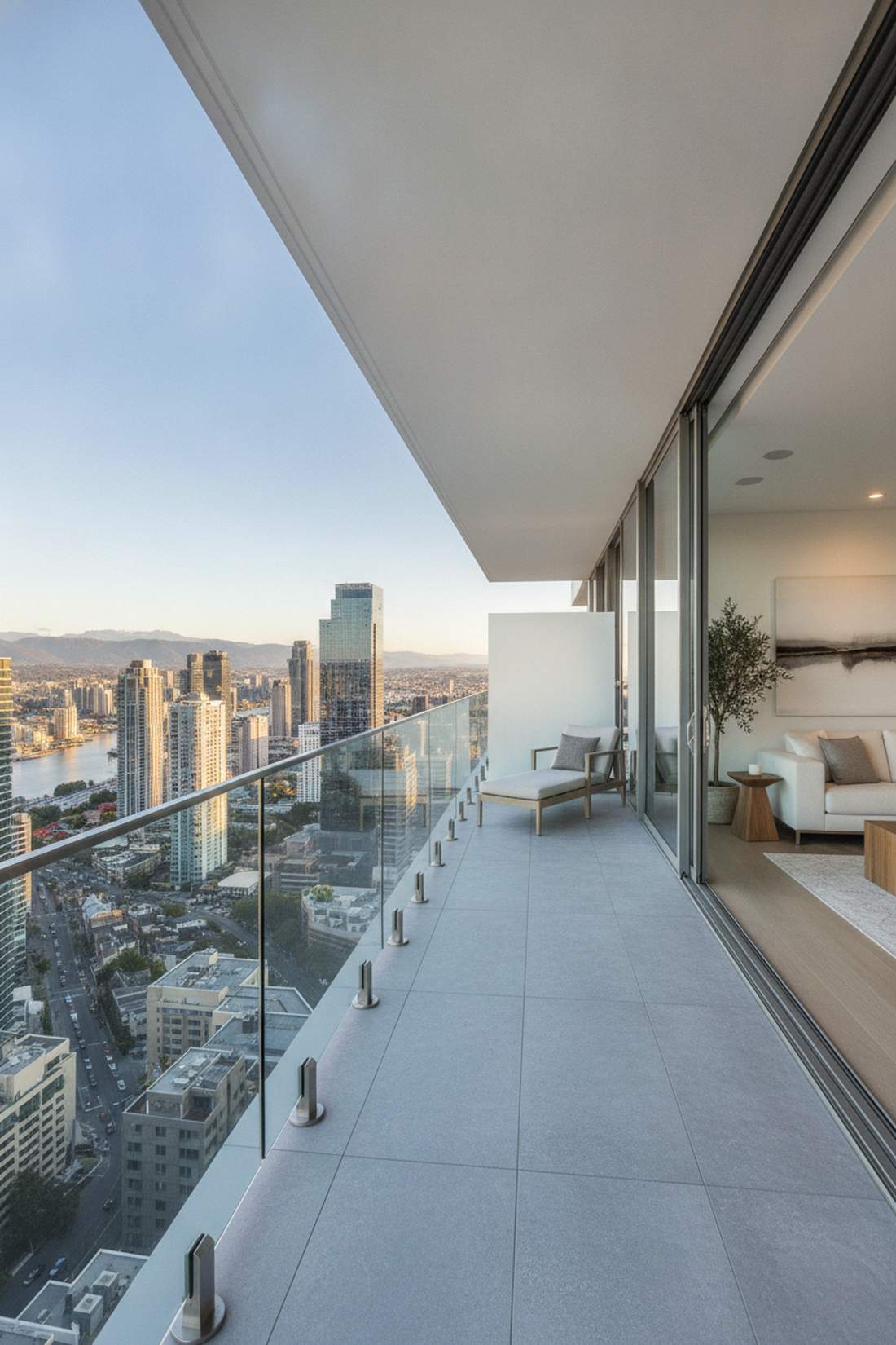 glass railing panels
