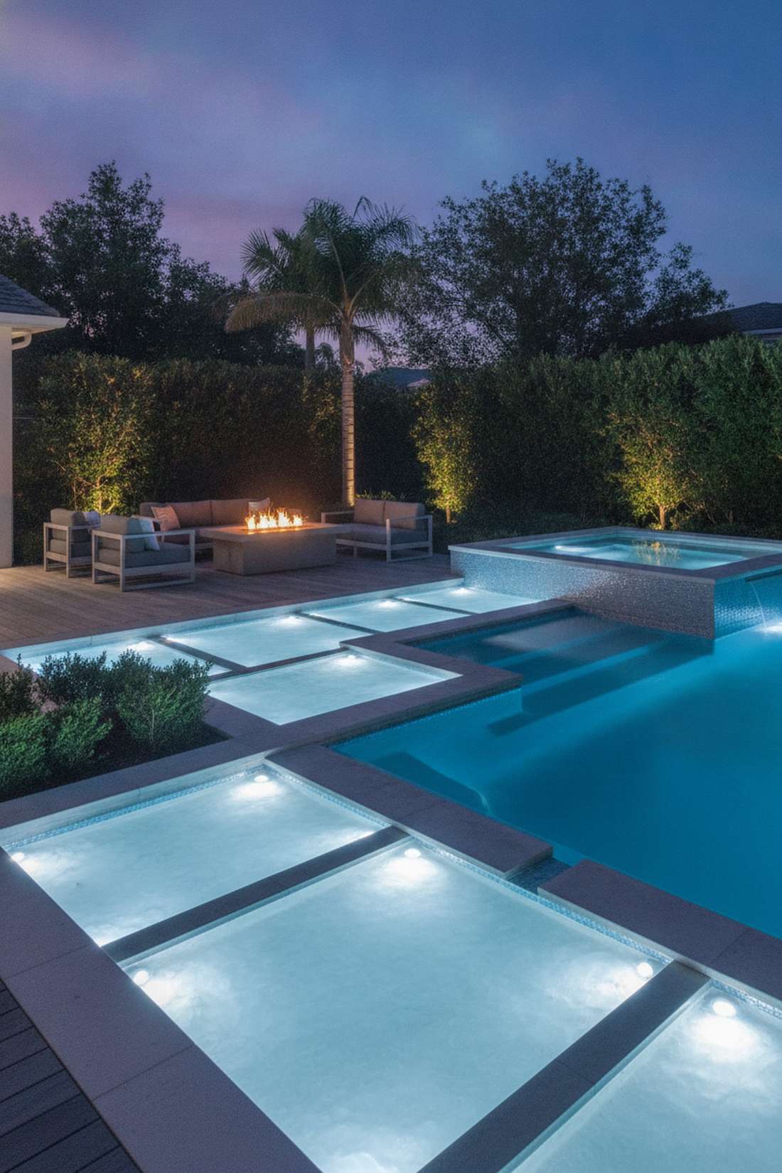 integrated lighting stones