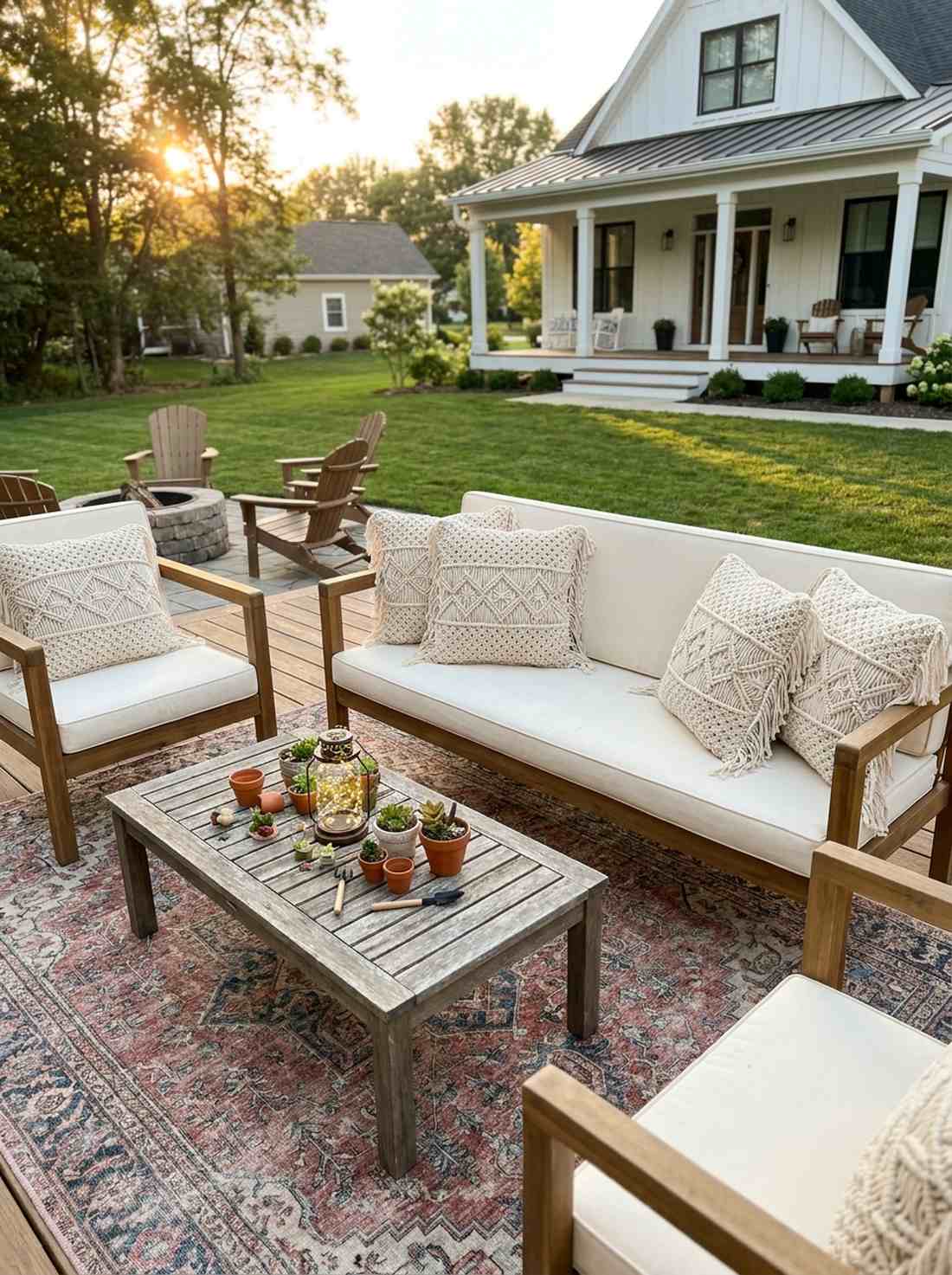 macrame cushion covers for lounge seating
