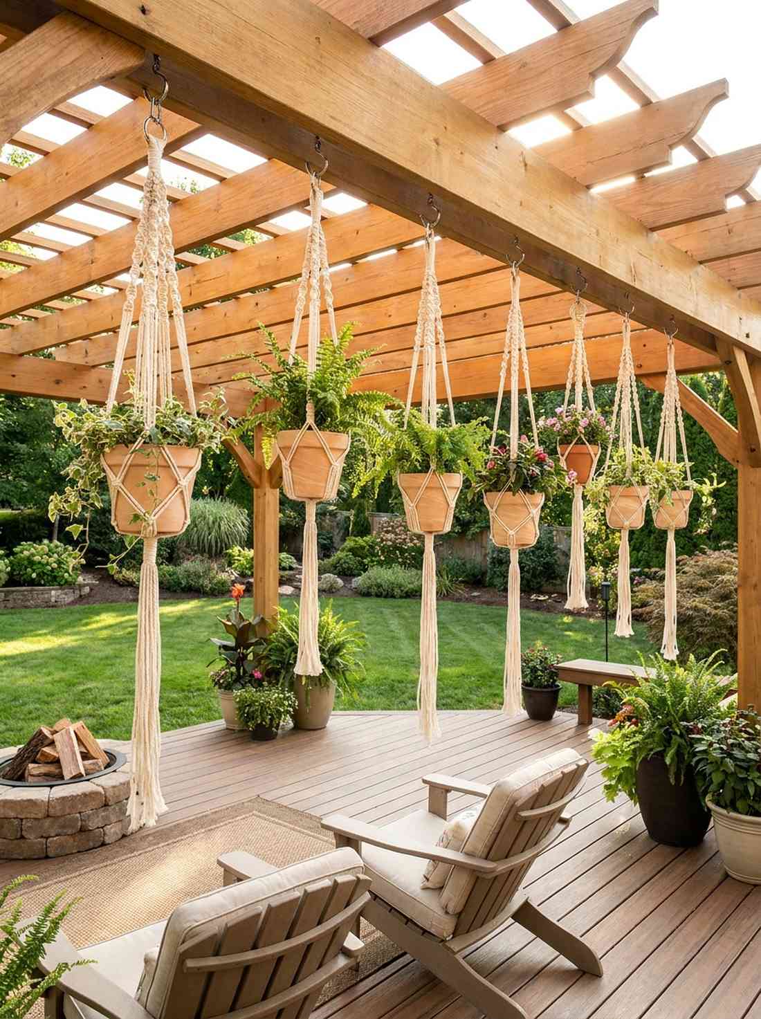 macrame plant hanger