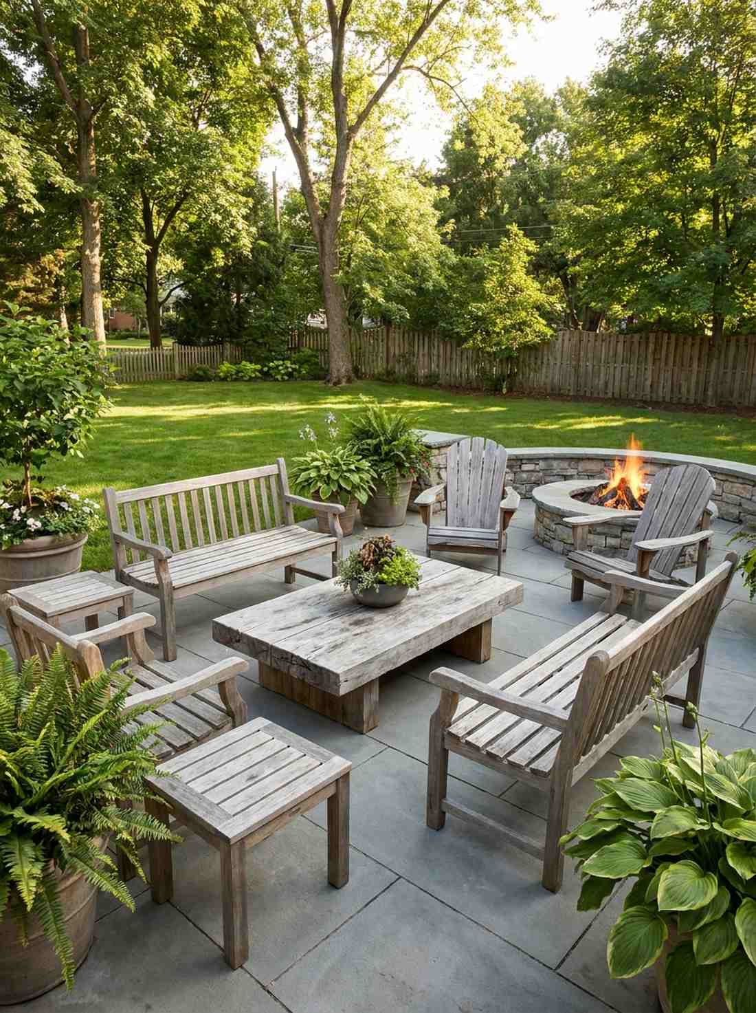natural wood accents