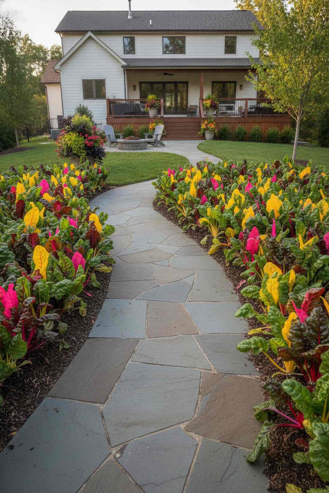 rainbow chard borders