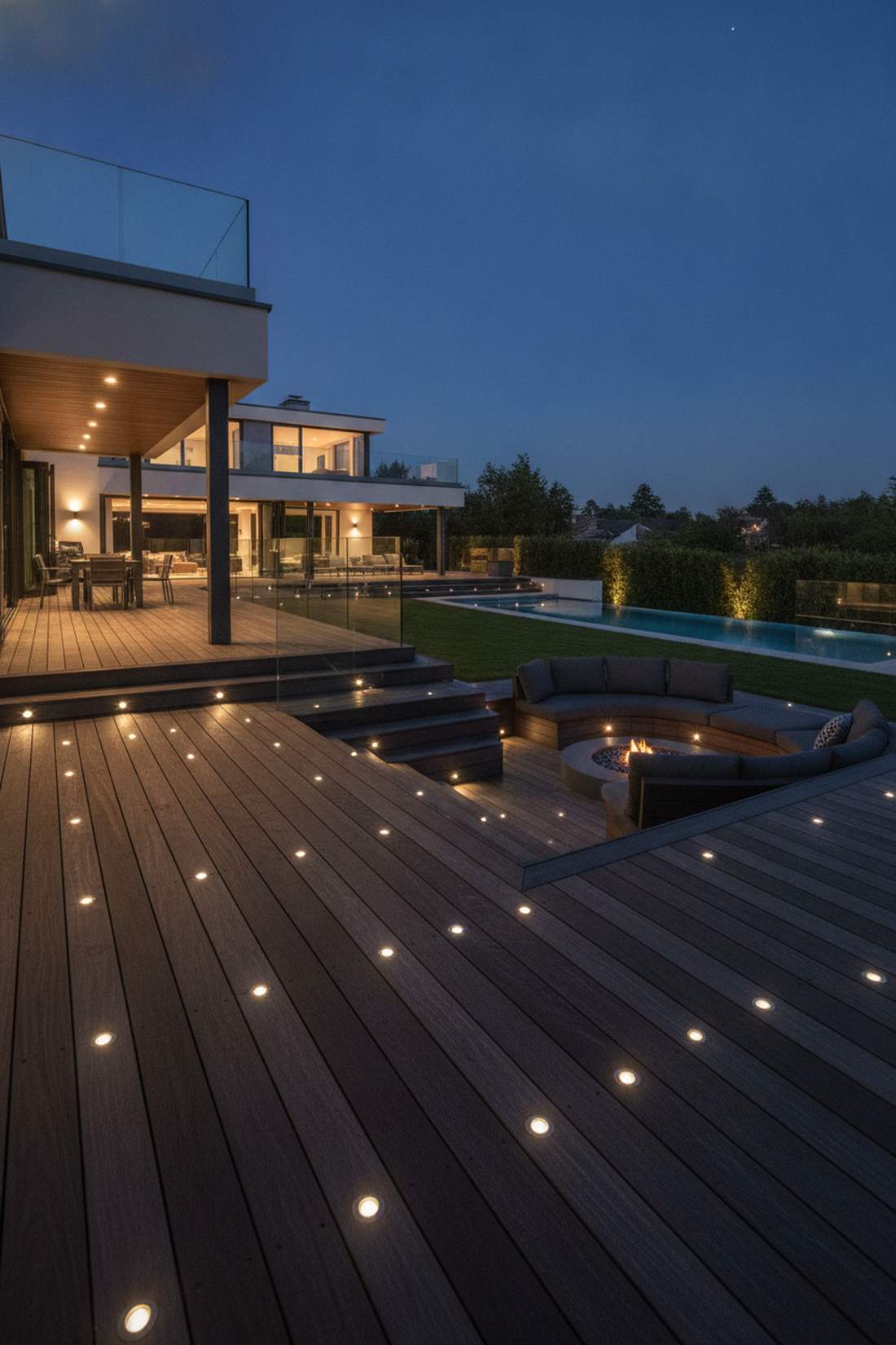 recessed deck board lighting