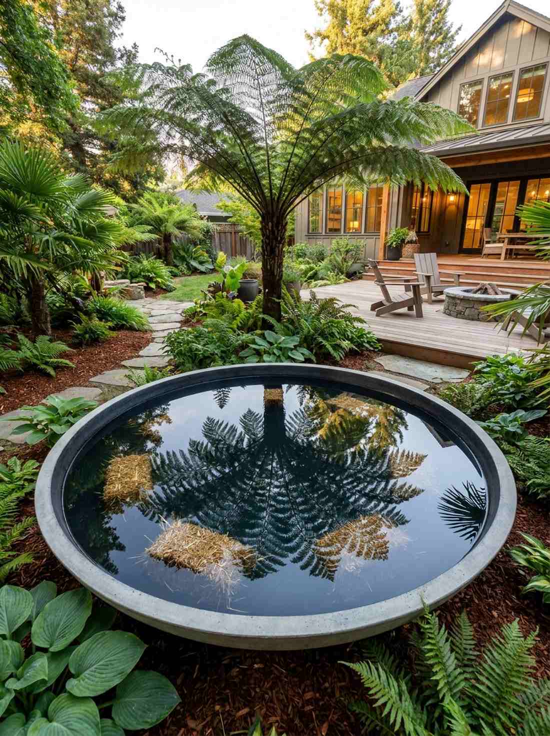 reflecting pool still water