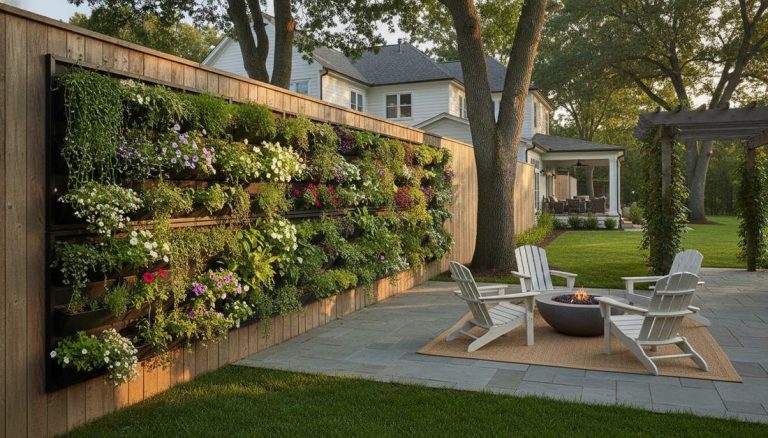 384 hanging plants on wall vertical