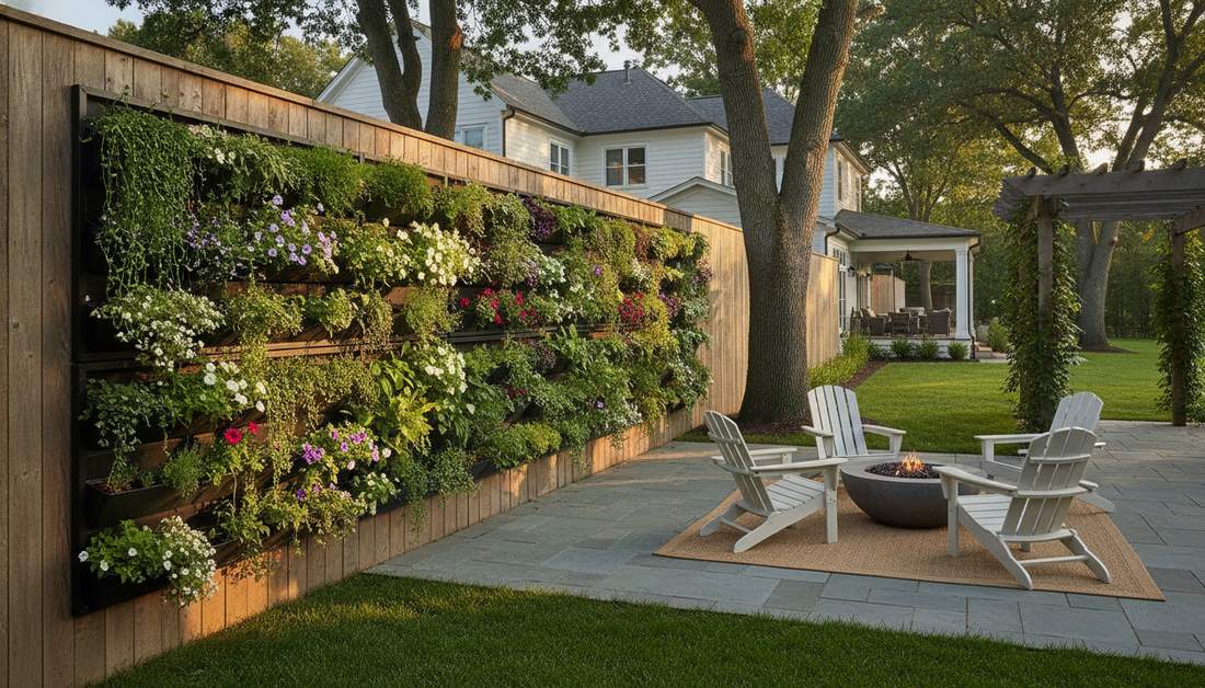 384 hanging plants on wall vertical