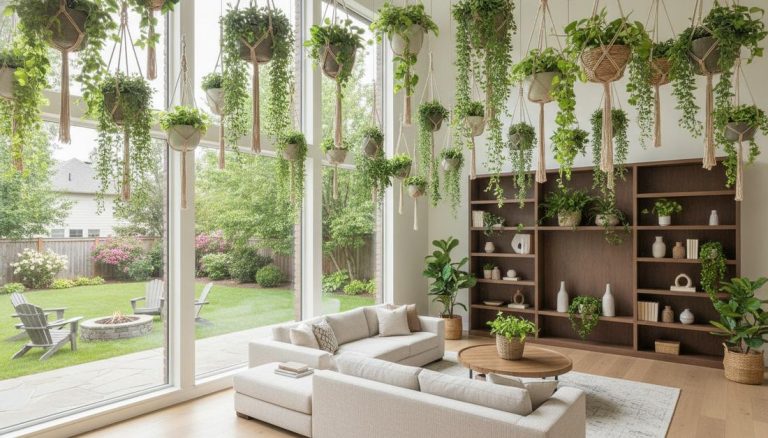 388 hanging plants artificial vertical