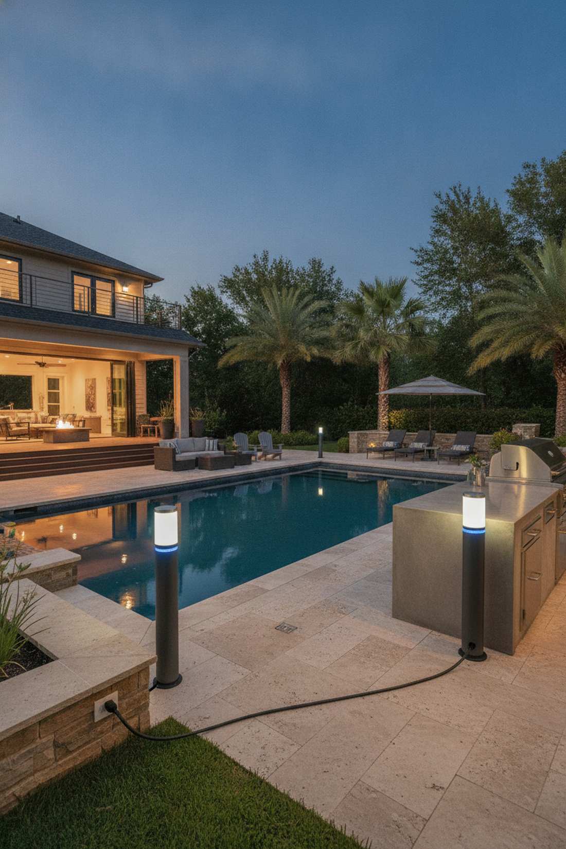 bluetooth speaker light posts