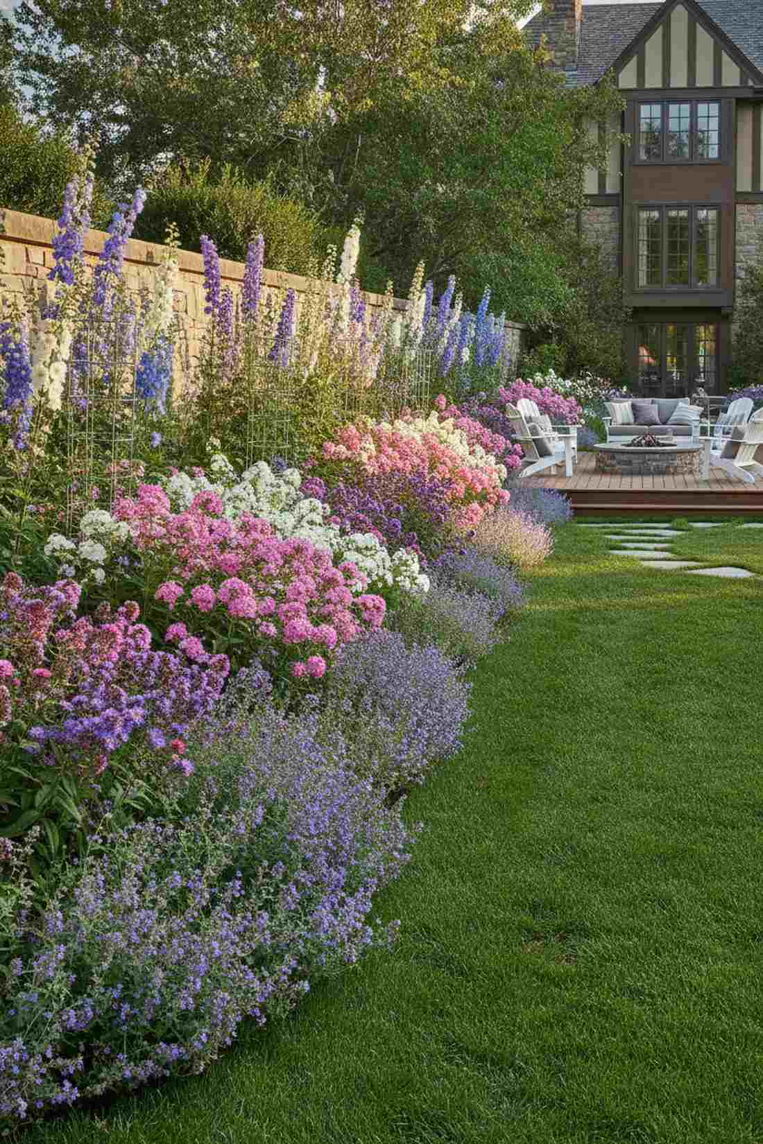english border herbaceous depth