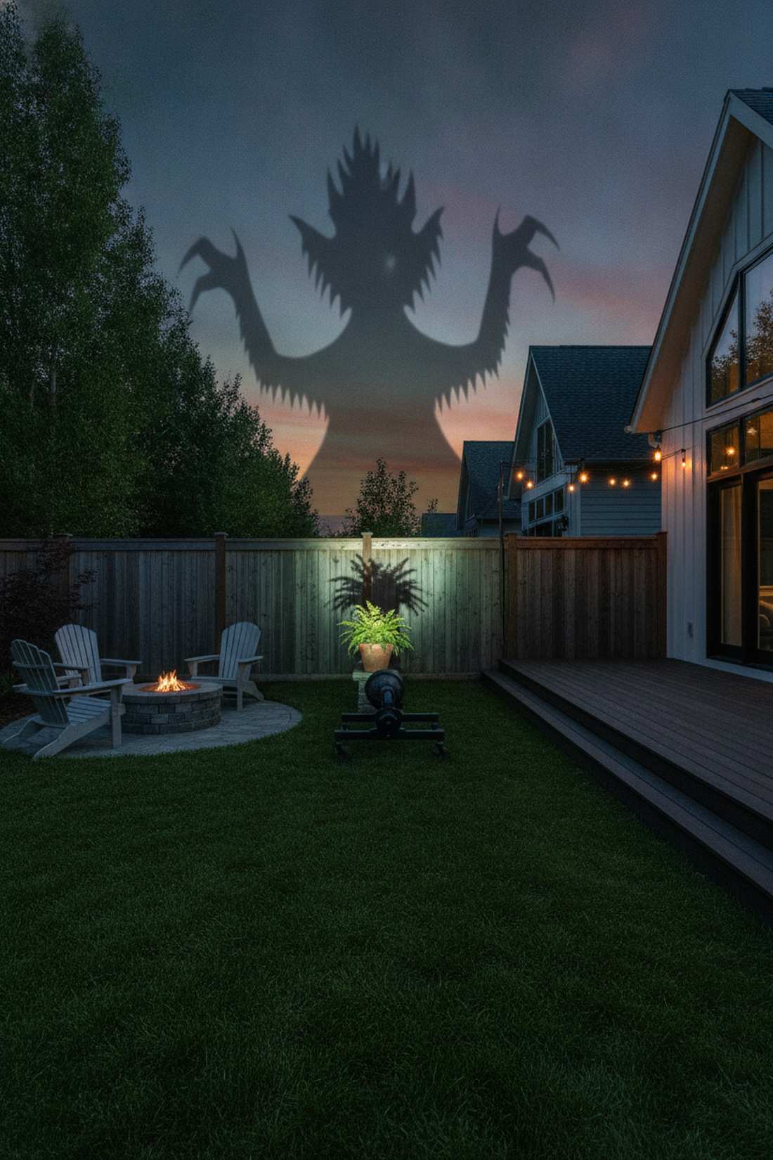 forward shadow casting