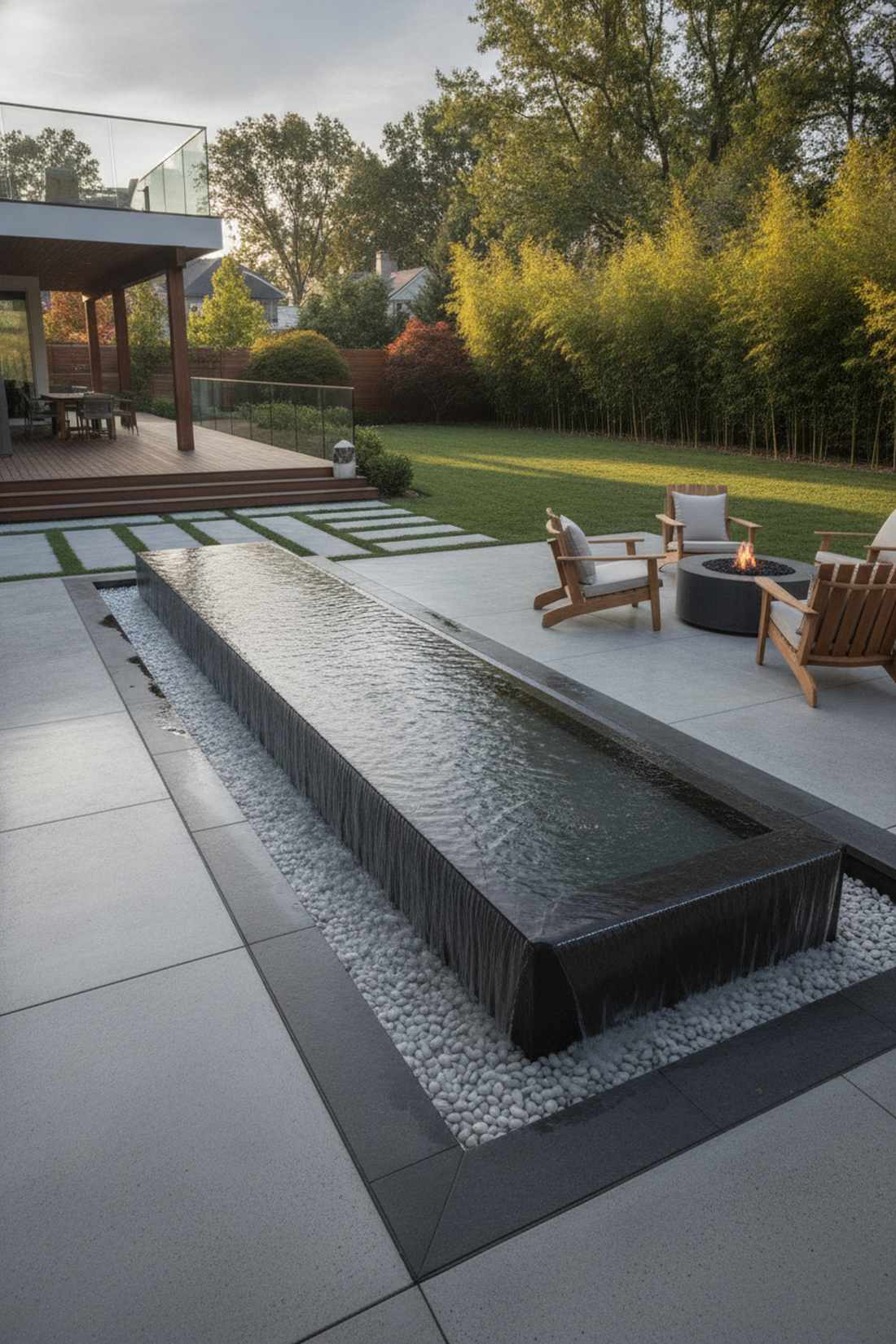 infinity edge water feature