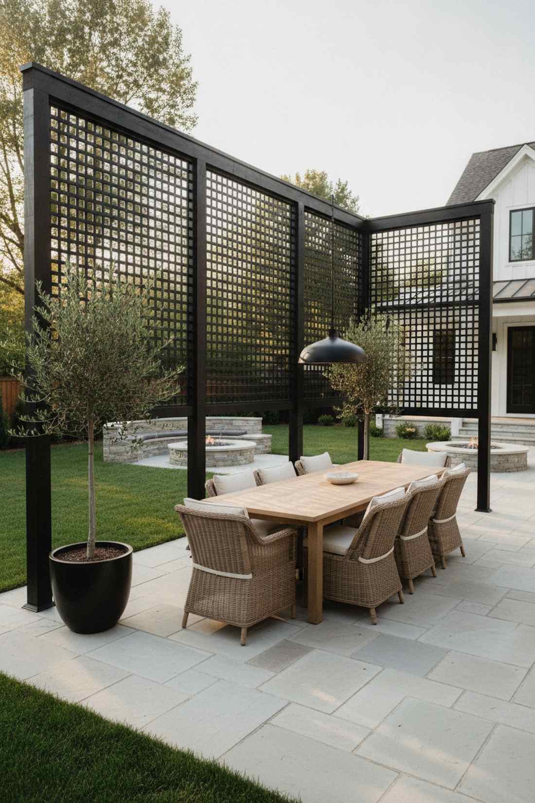 lattice panel screens