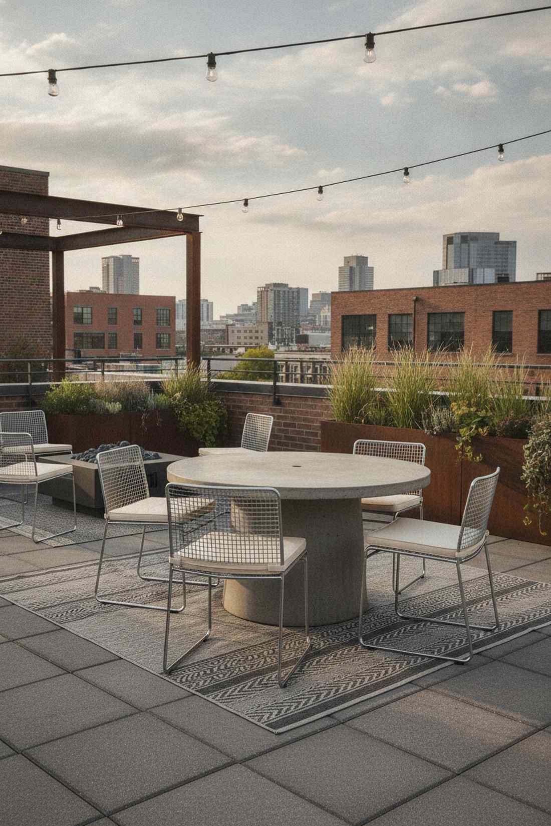 metal mesh stacking chairs