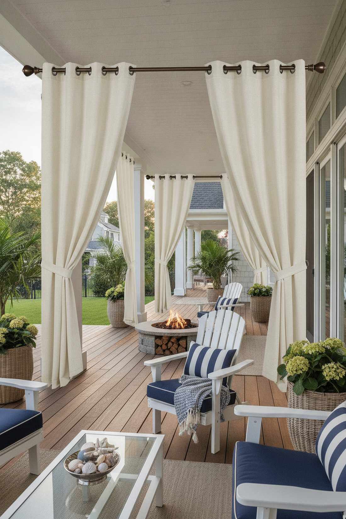outdoor curtain panels