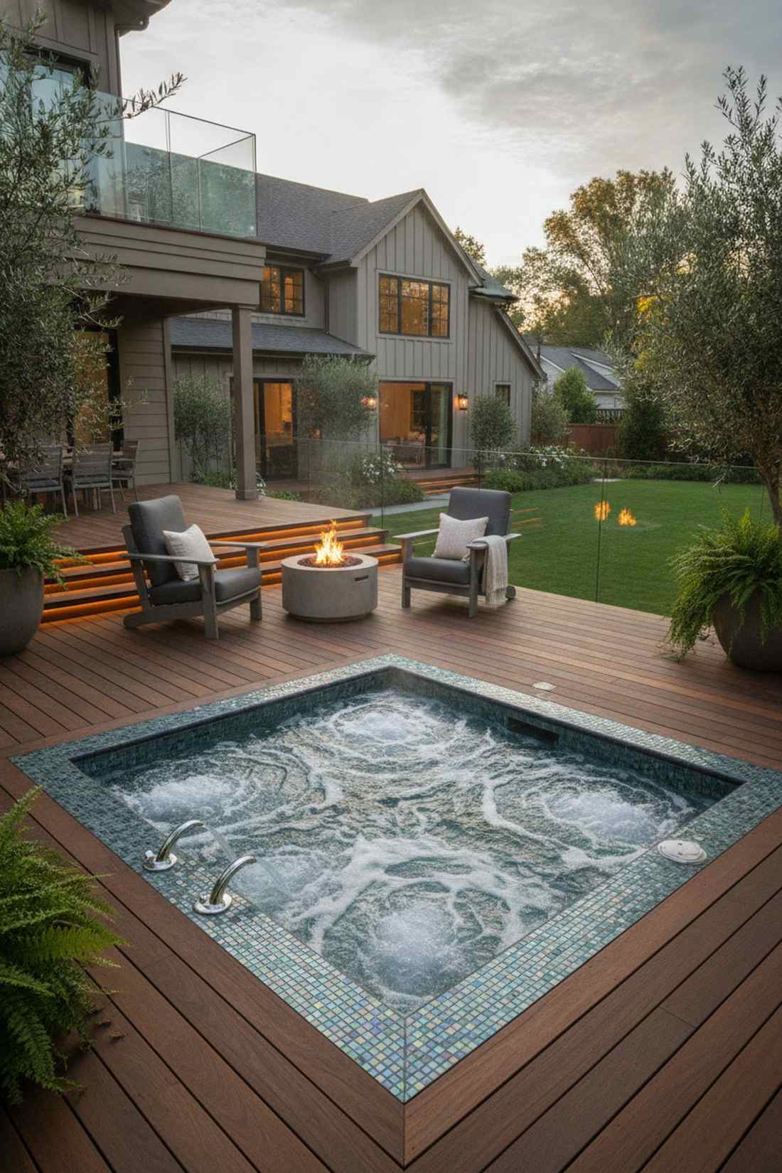 outdoor hot tub spas