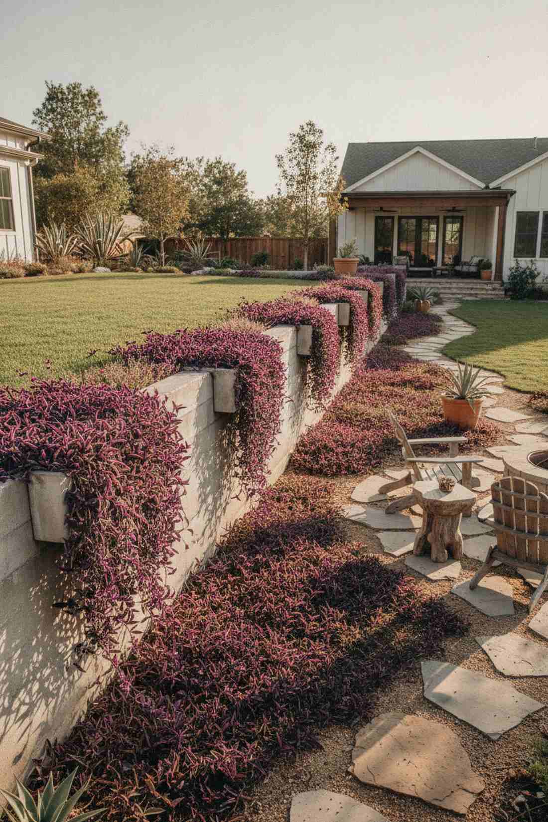 purple heart trailing color
