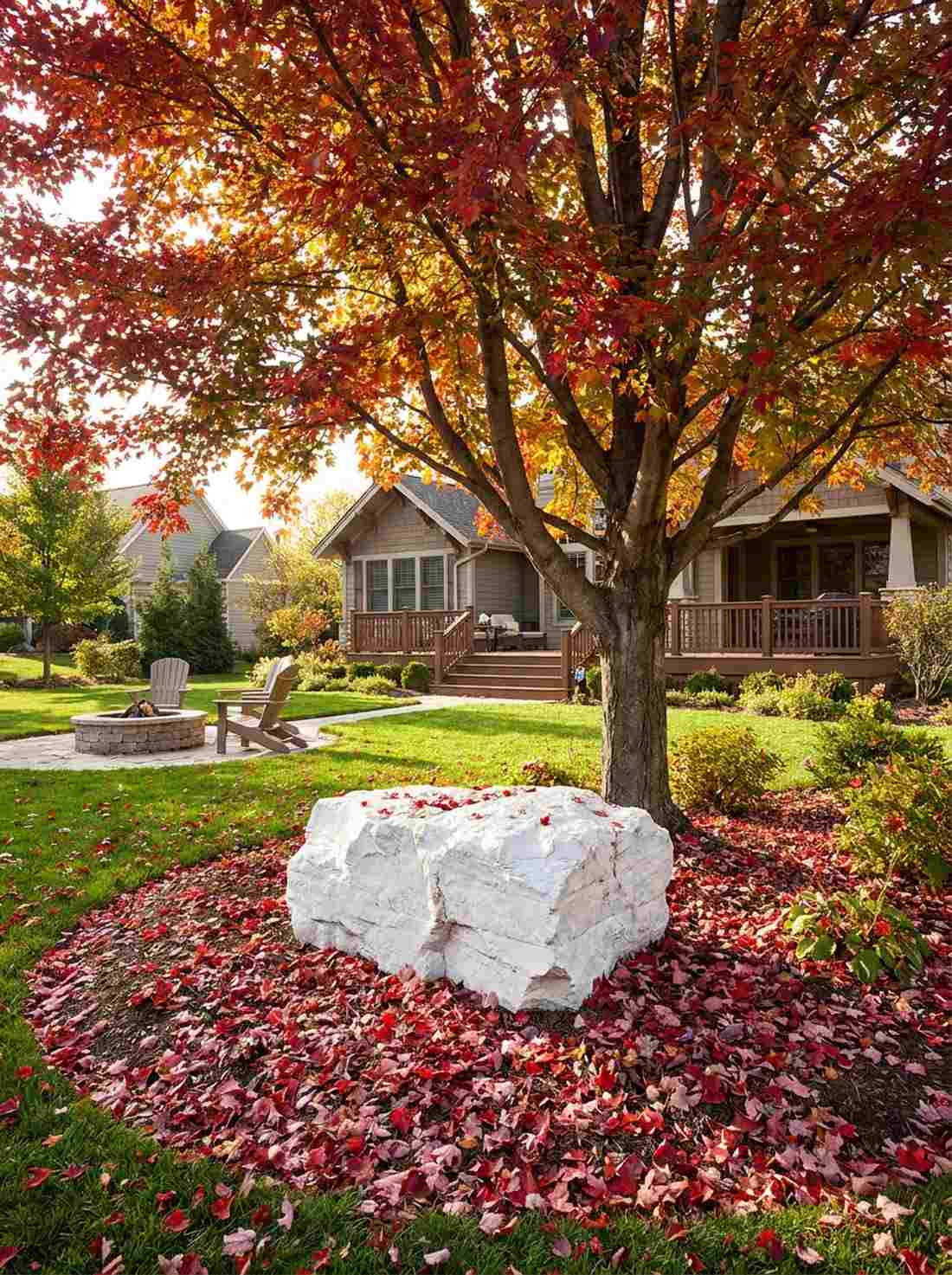 seasonal marker stone