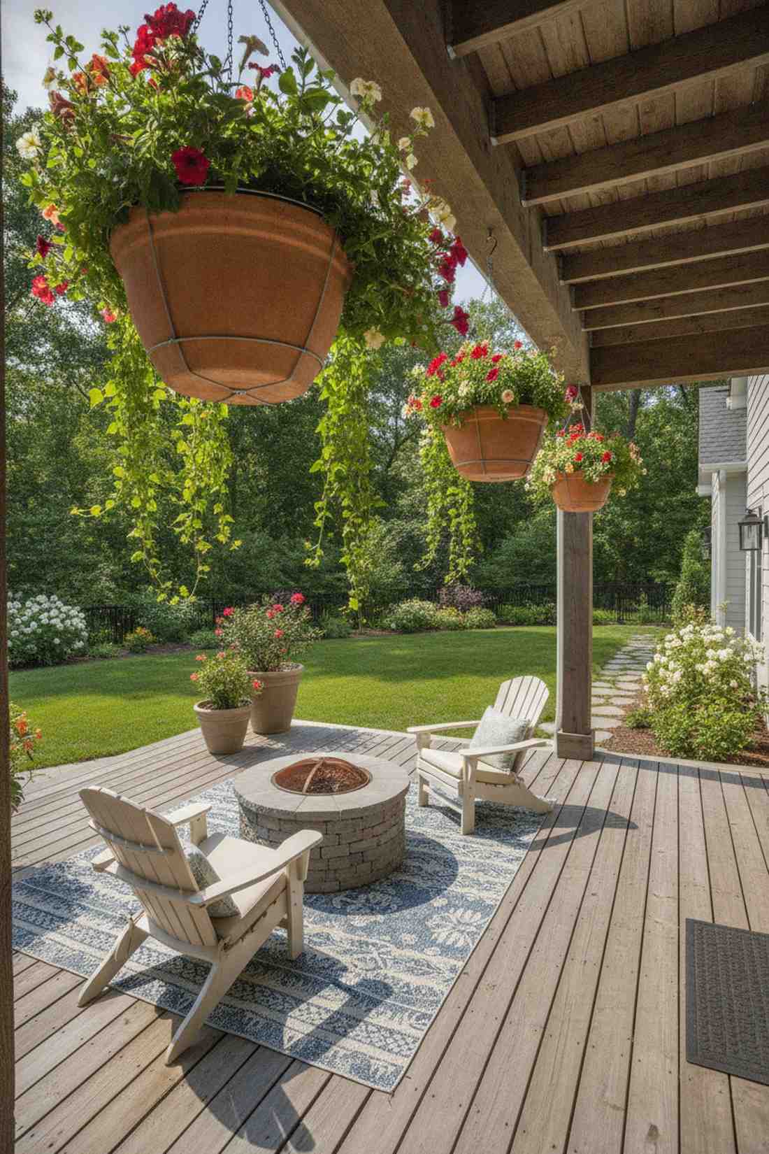 terra cotta hanging pots