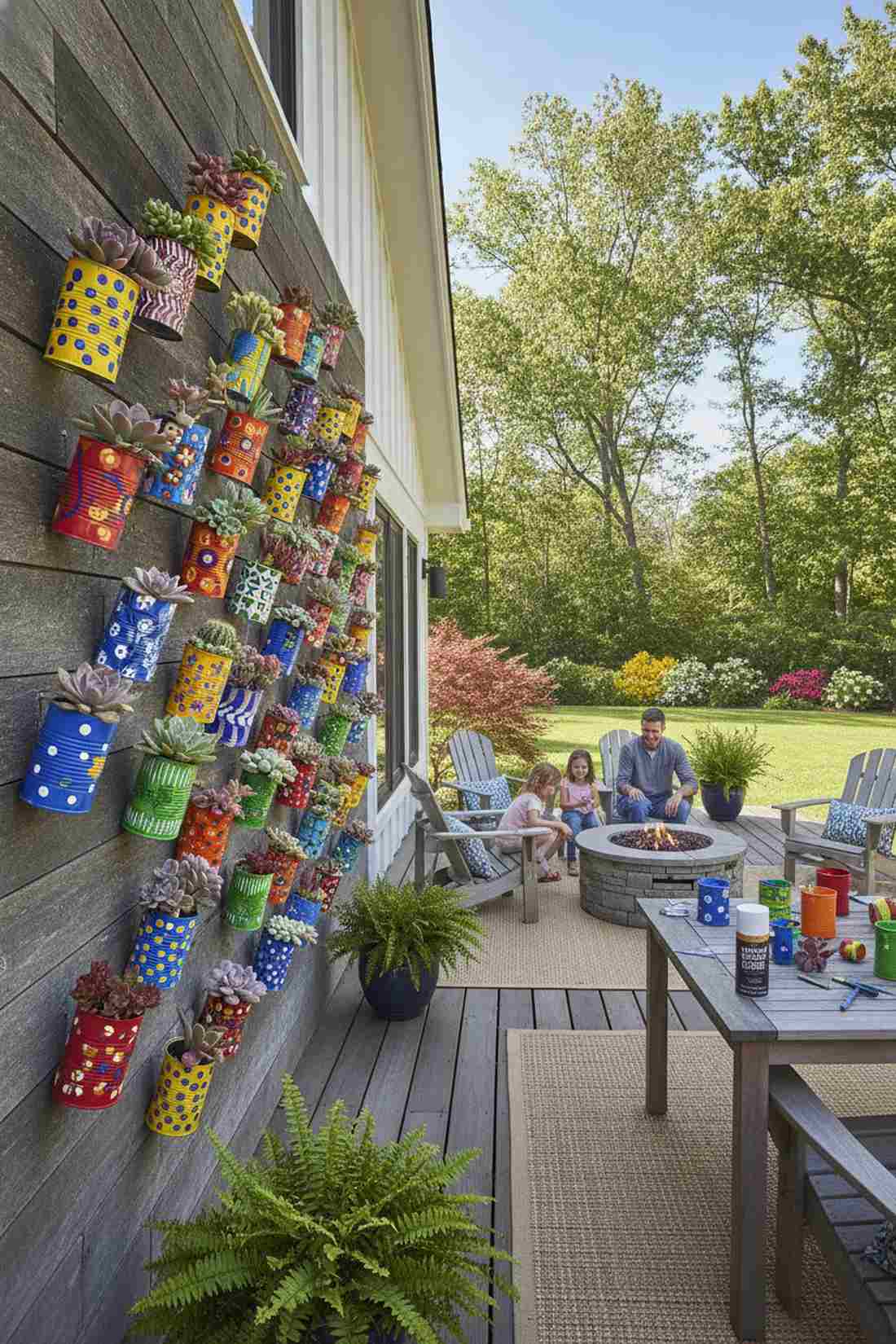 tin can wall gardens
