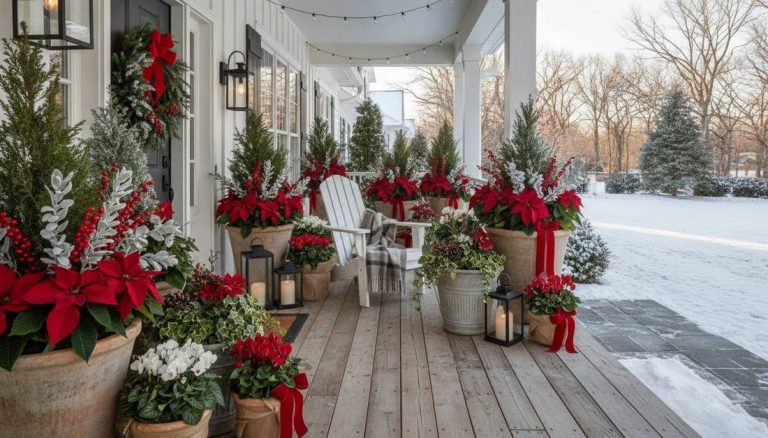 390 xmas potted plants vertical