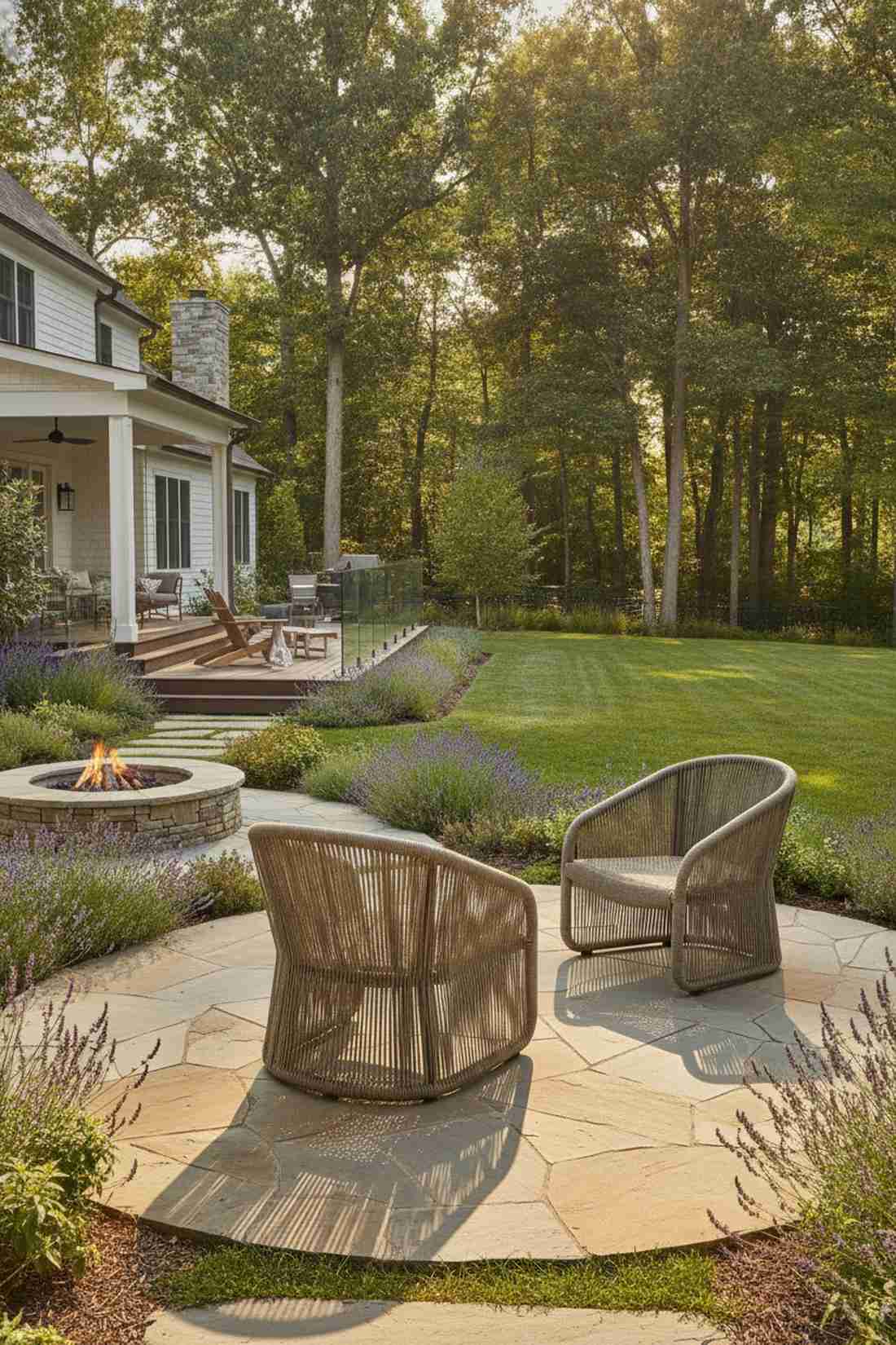 artisan rope weave seating