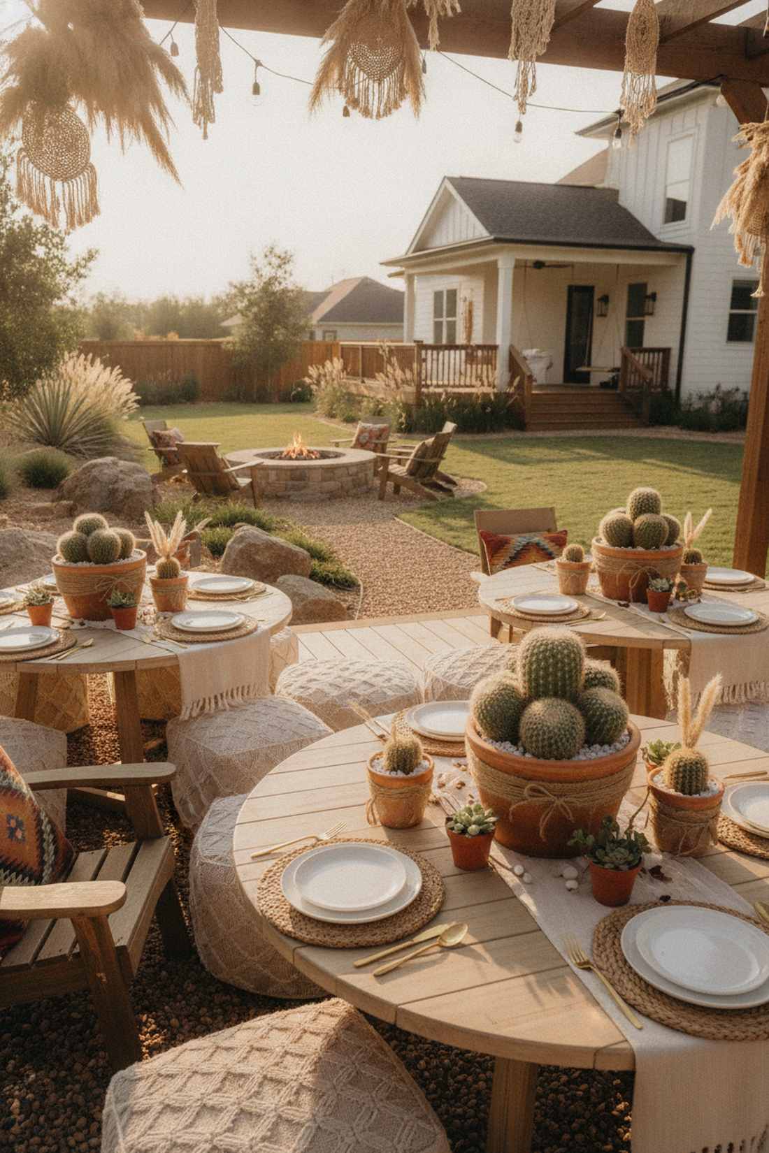 cactus cluster arrangements
