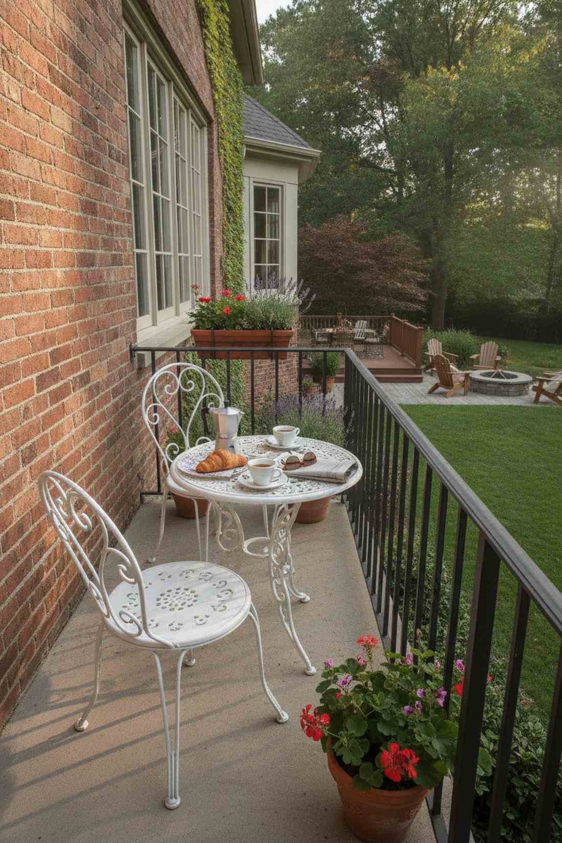 cast aluminum french cafe set