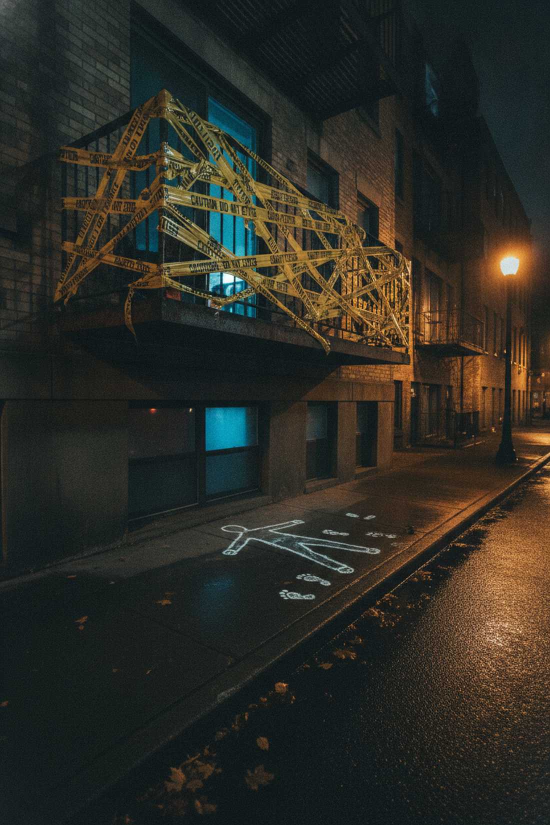 caution tape crime scene