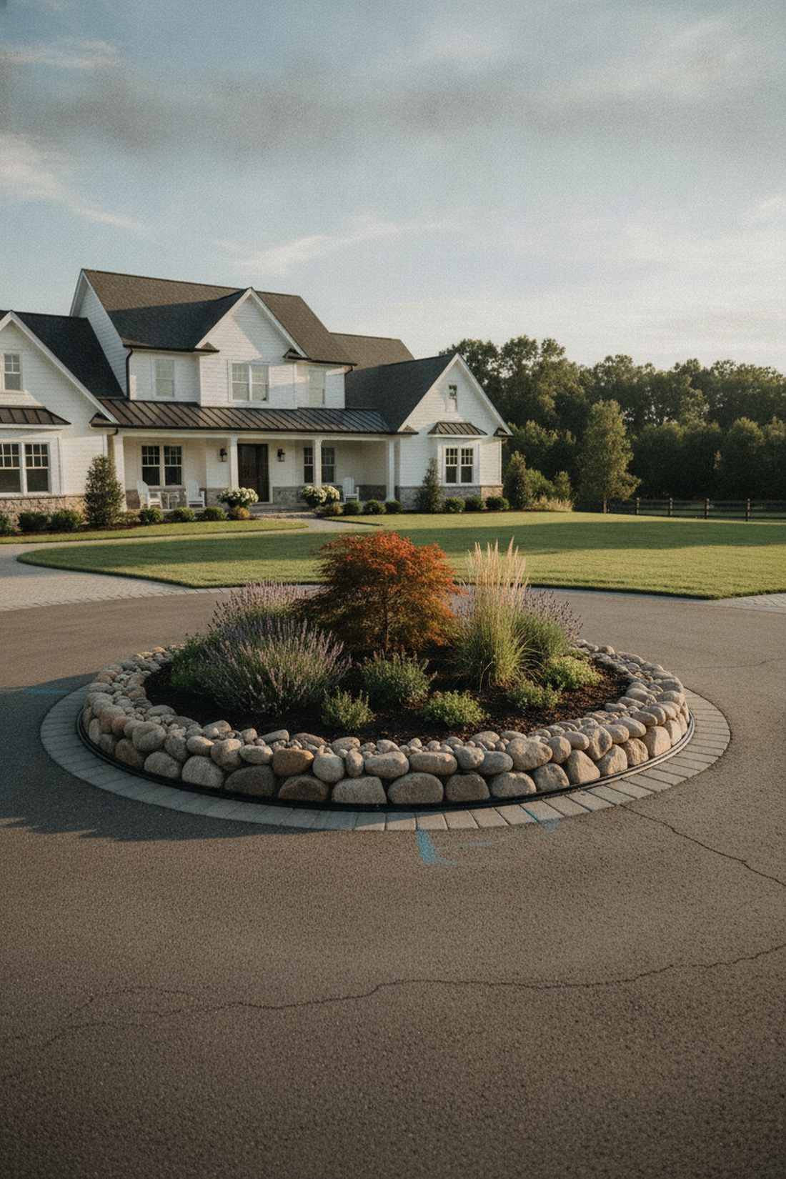 circular focal point island