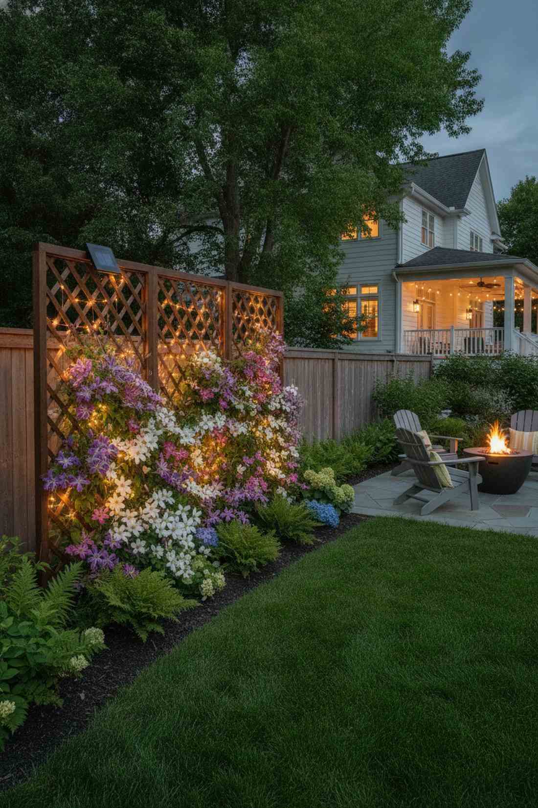 clematis trellis panels