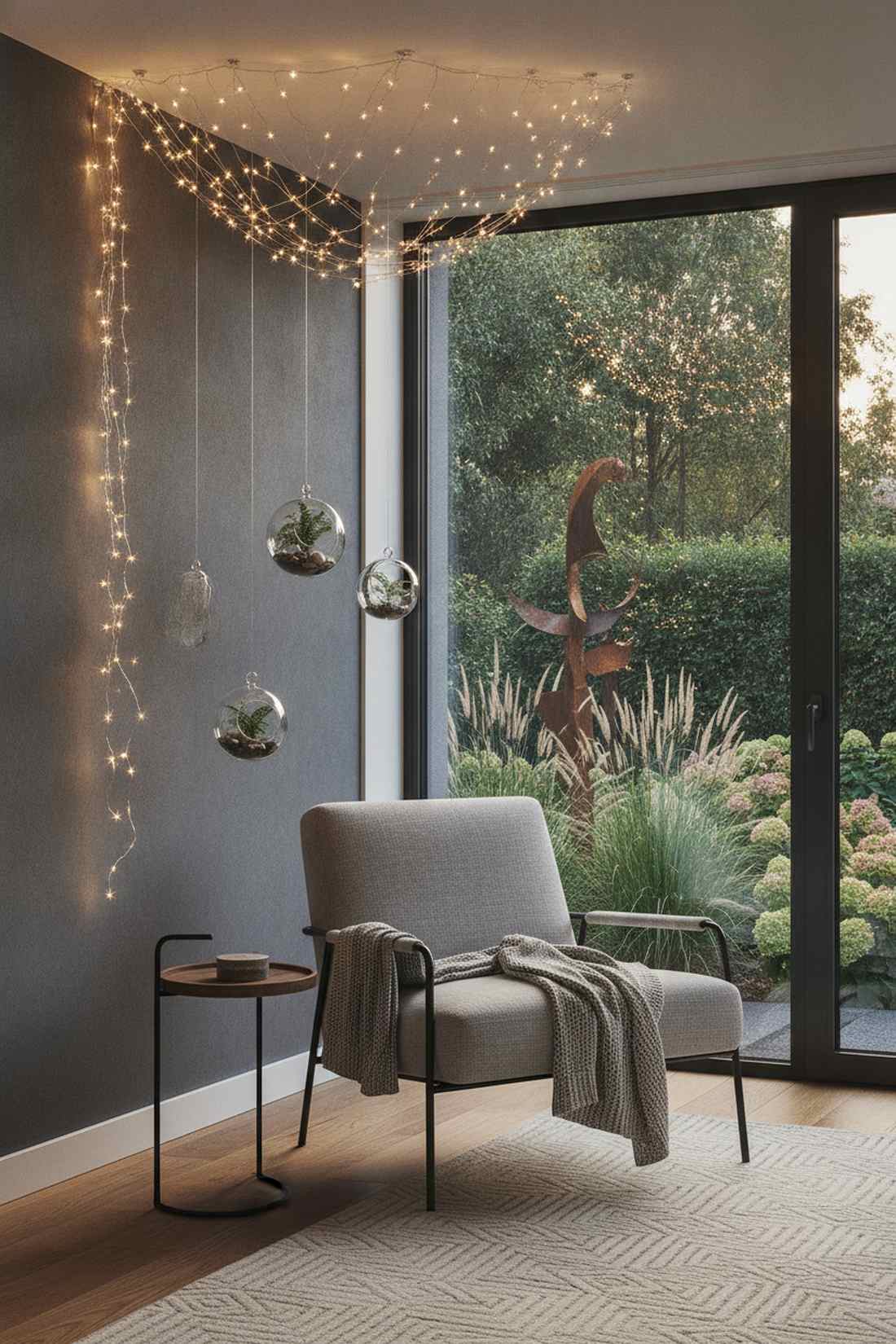 corner cluster accent